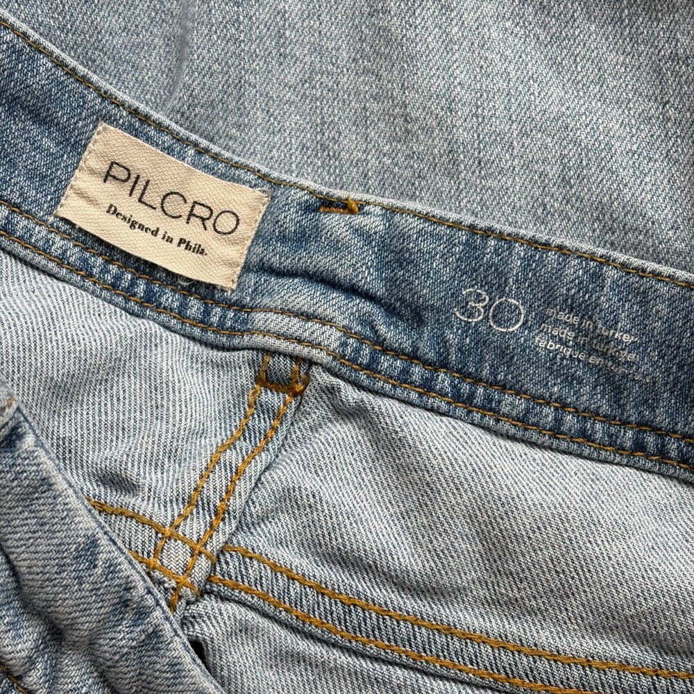Anthropologie The Adi Regenerative Cotton Mid-Rise Flare Jeans by Pilcro - Picture 6 of 6
